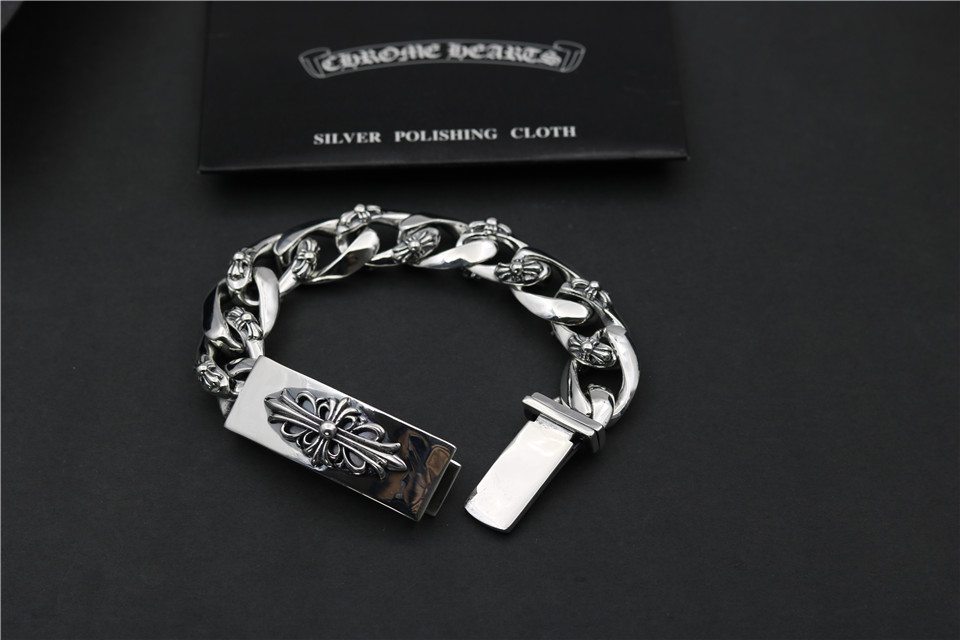 Chrome Hearts Cross Chain Bracelet 20cm (Hot Seller) view