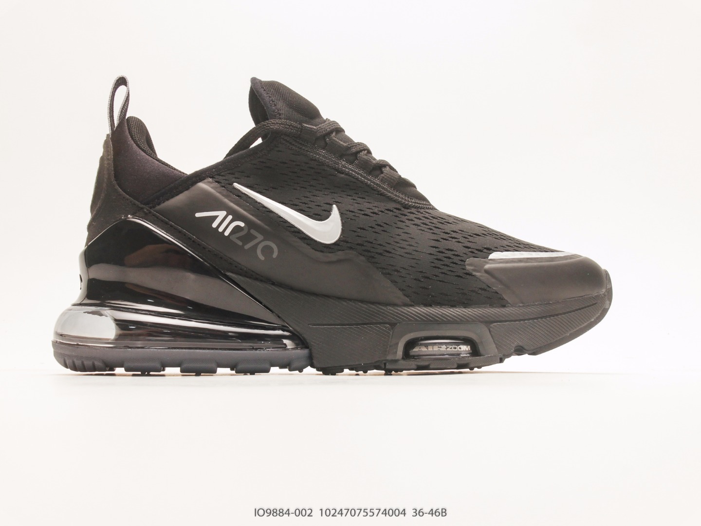 Nike Air Max 270 Black White view
