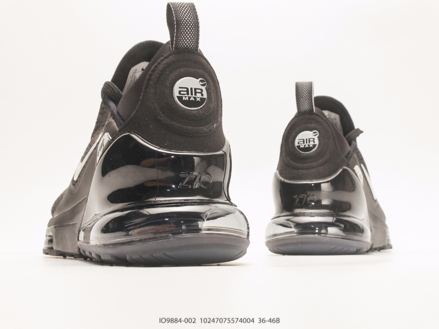 Nike Air Max 270 Black White view
