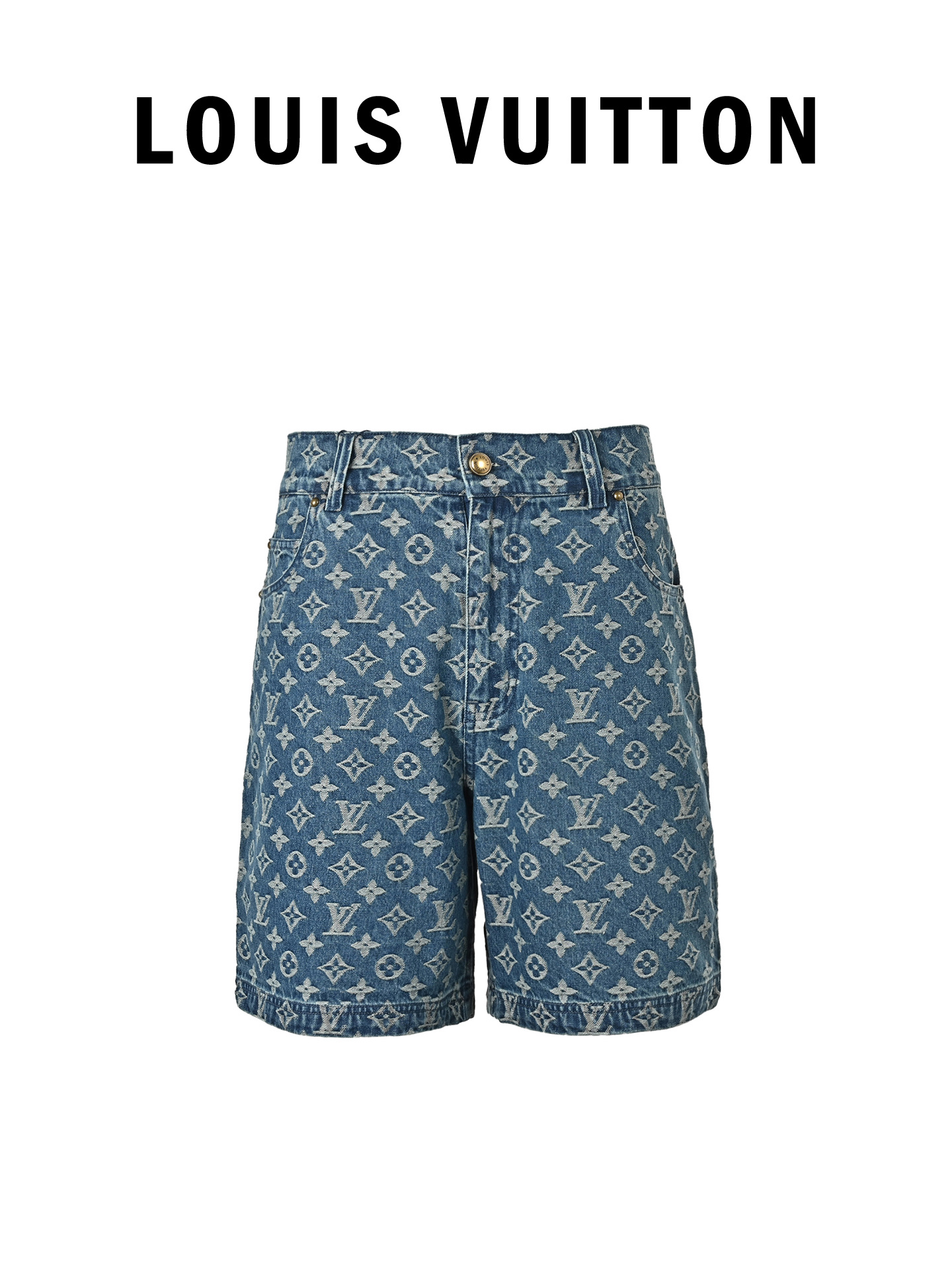 Louis Vuitton Monogram Denim Shorts