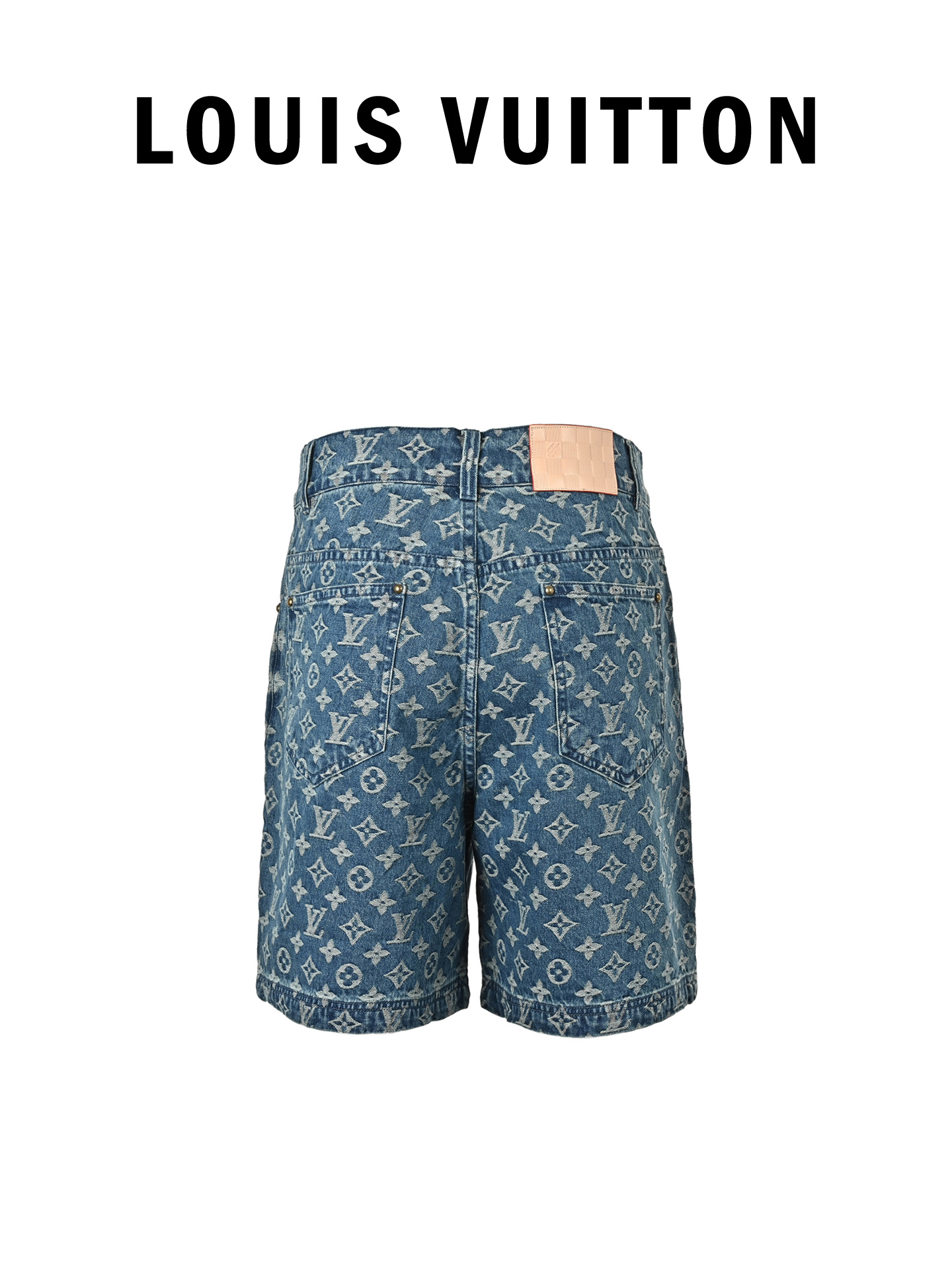 Louis Vuitton Monogram Denim Shorts view