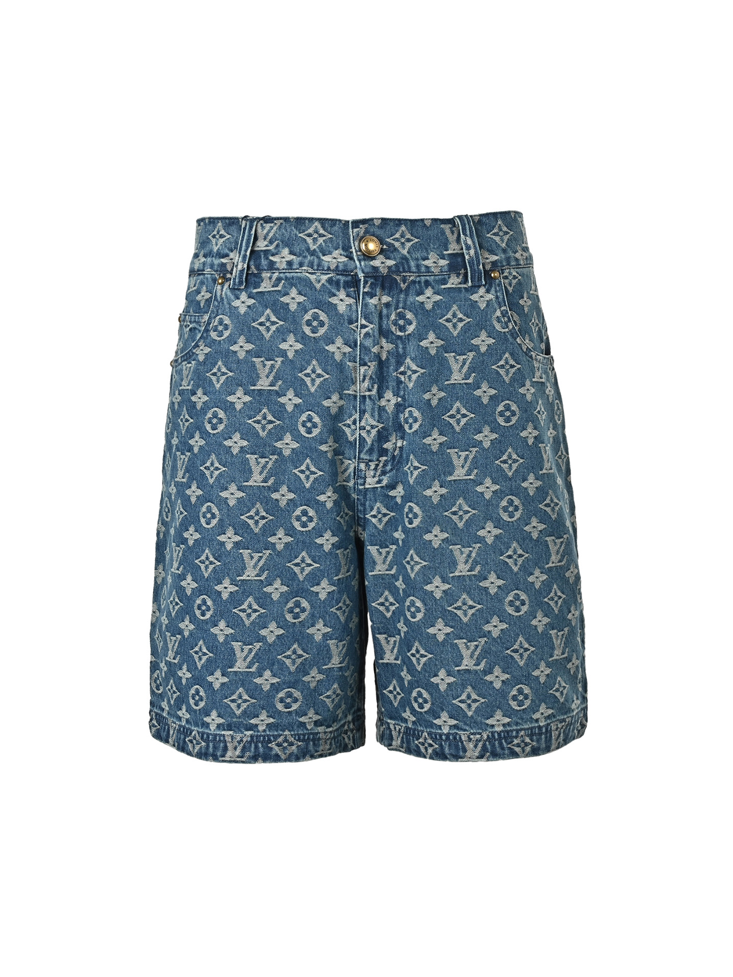 Louis Vuitton Monogram Denim Shorts view