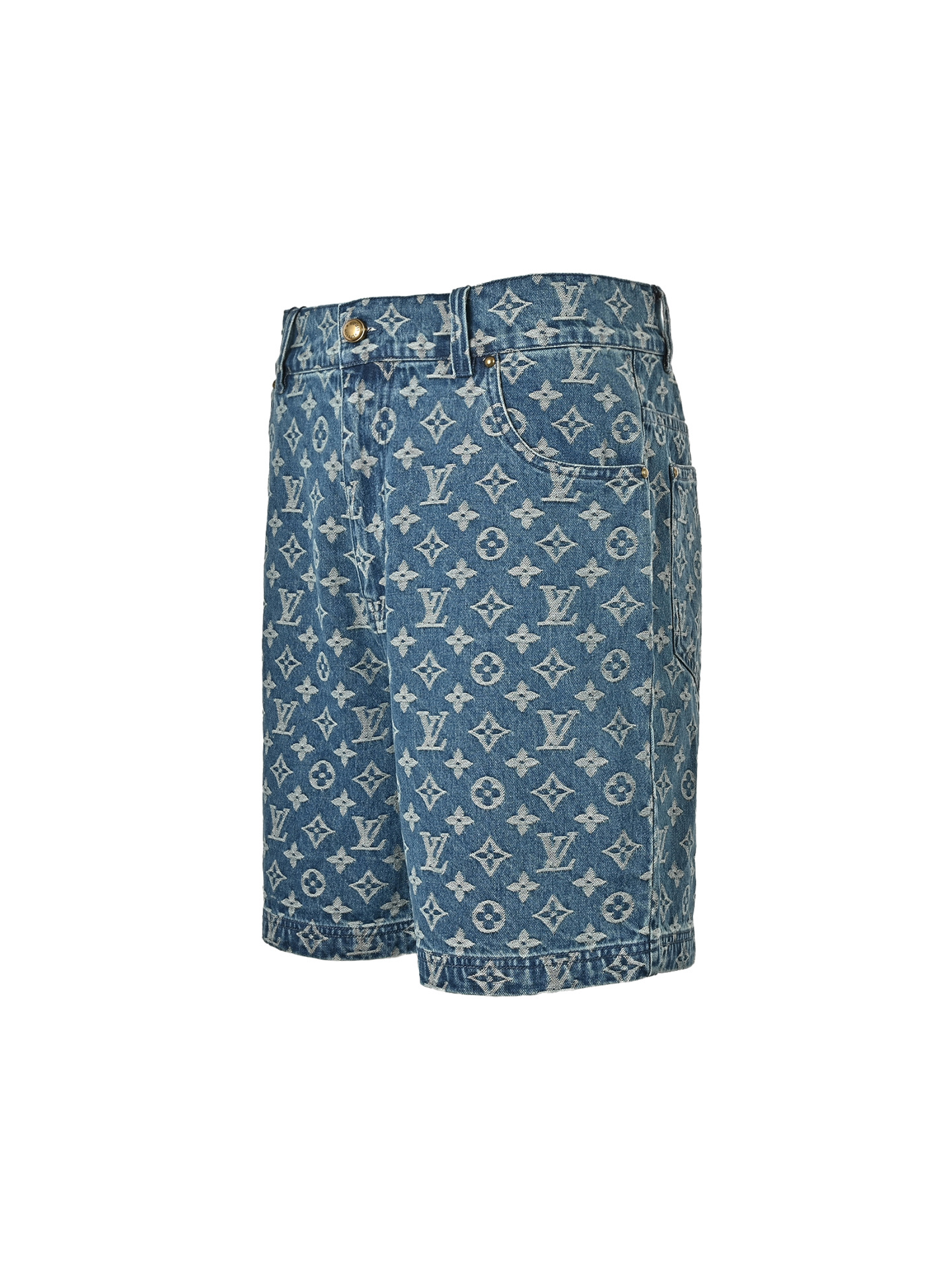 Louis Vuitton Monogram Denim Shorts view