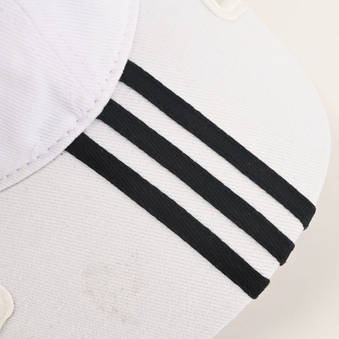 Balenciaga BLCG Vintage Three-Stripe Slit-Brim Soft Baseball Cap view