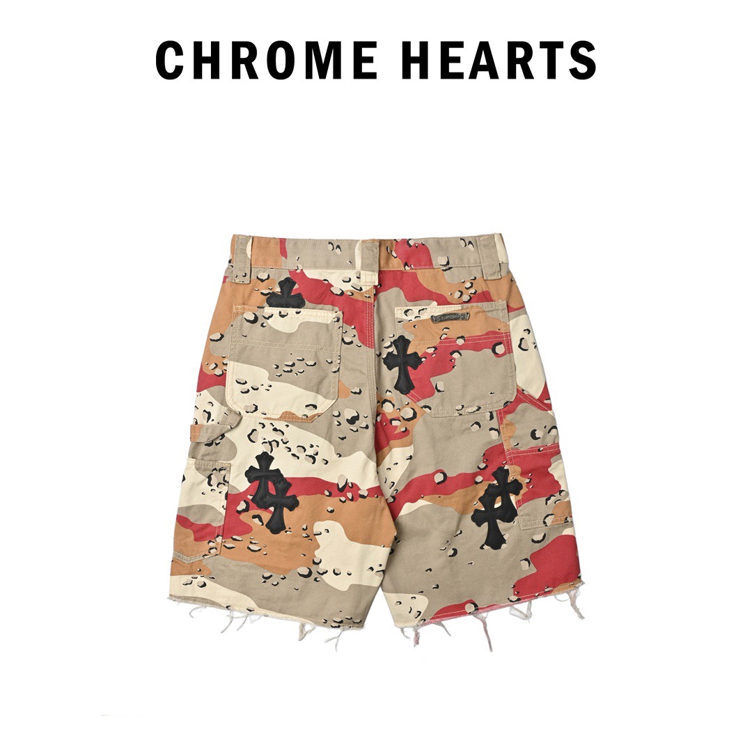 Chrome Hearts Camouflage Denim Shorts Set view