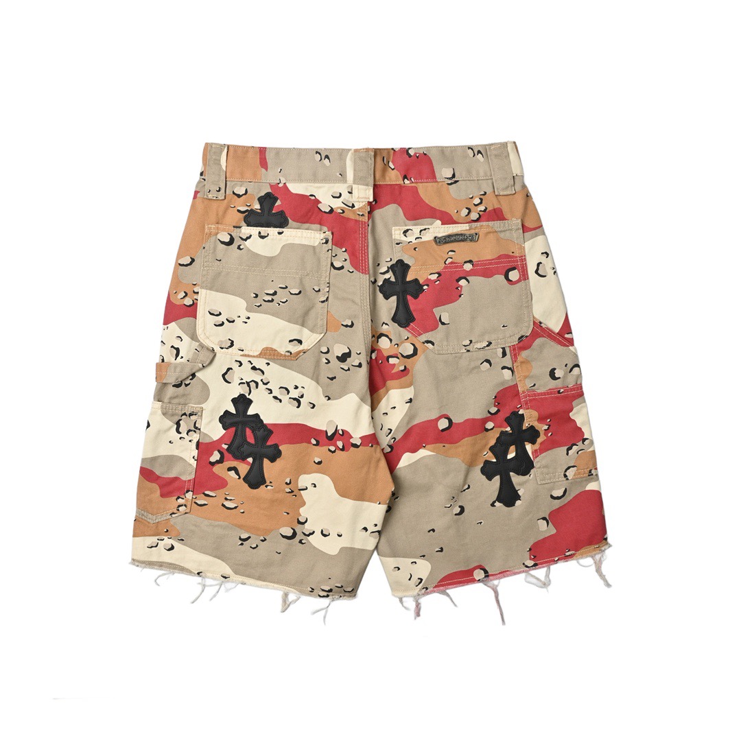 Chrome Hearts Camouflage Denim Shorts Set view