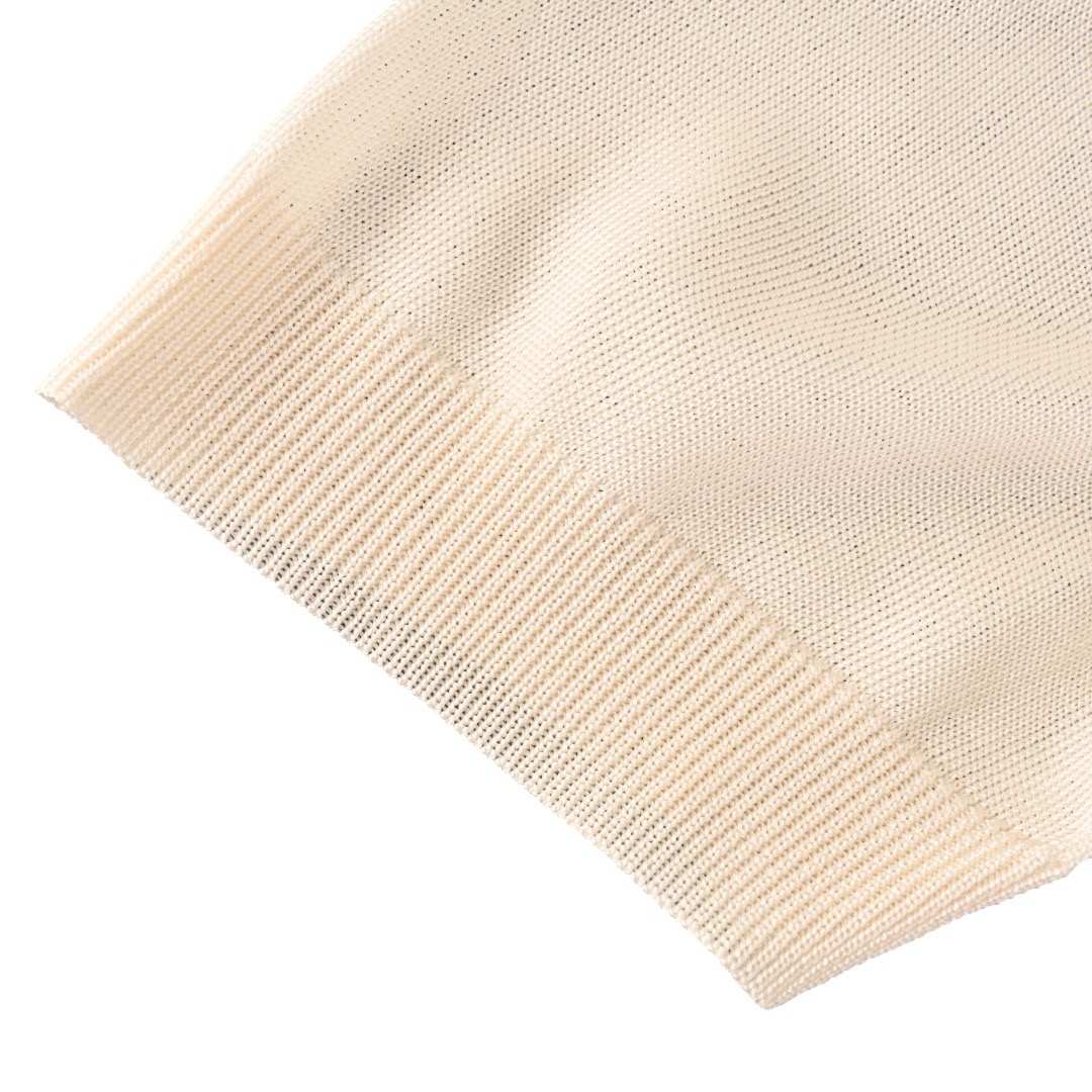 Fendi FF Contrast-Stitch Jacquard Knit Polo Shirt view