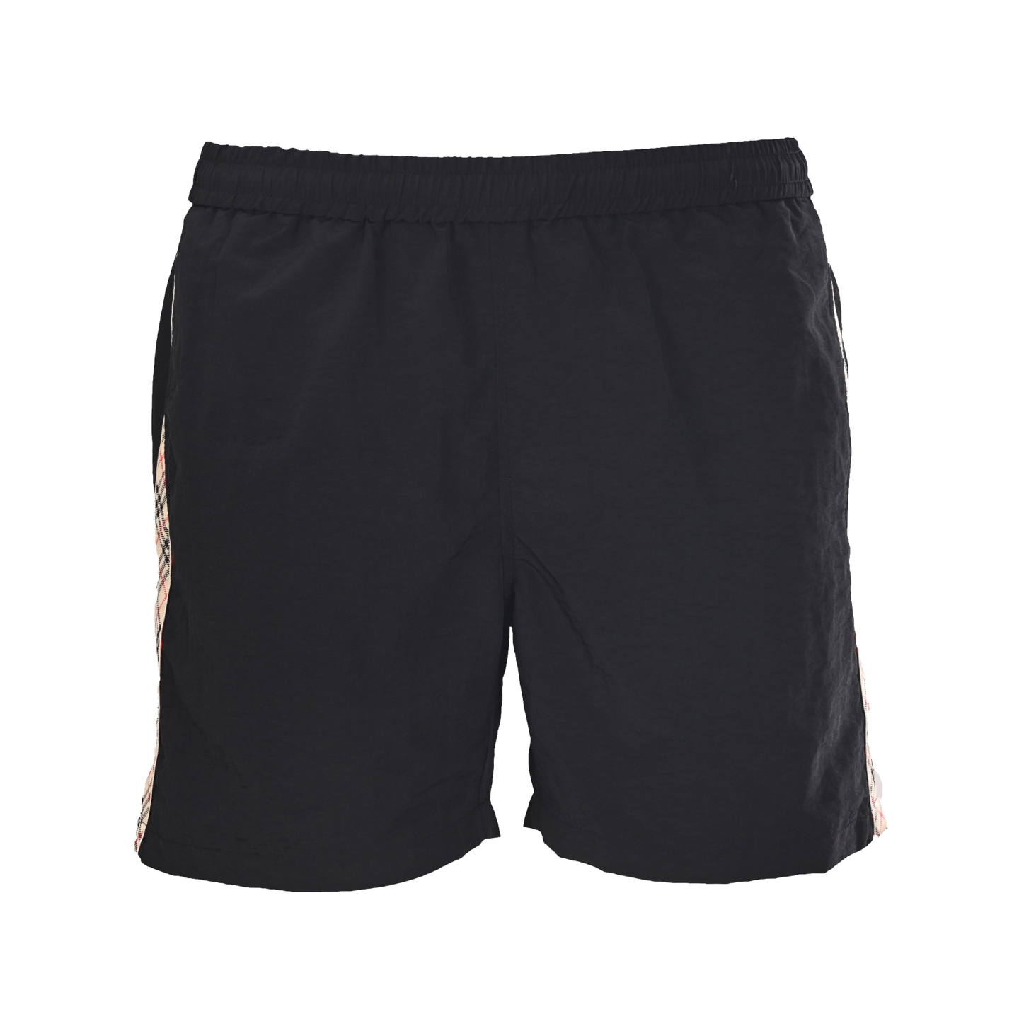Burberry BBR Side-Stripe Nylon Swim Shorts Navy