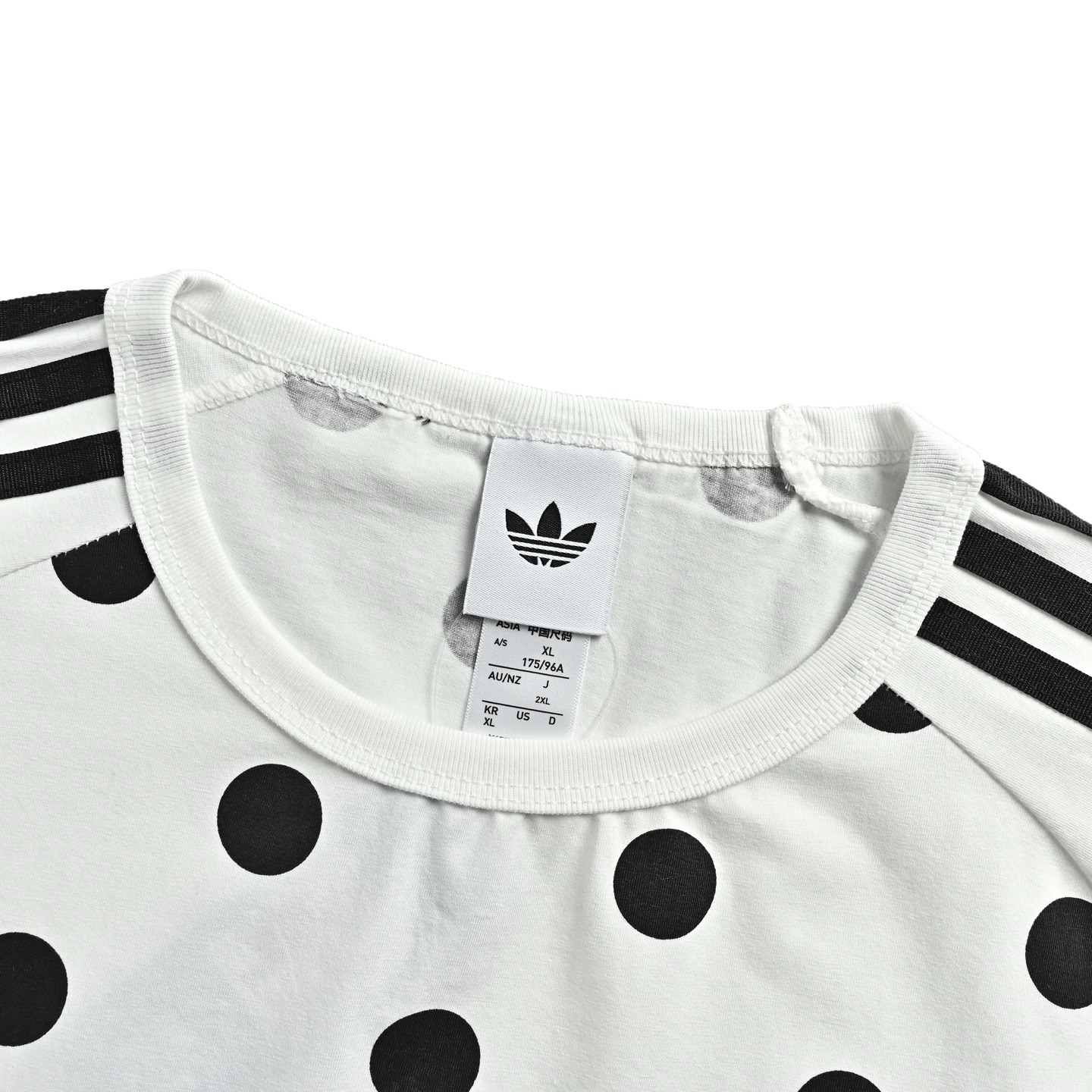 Adidas Trefoil Polka-Dot Short-Sleeve T-Shirt (028) view