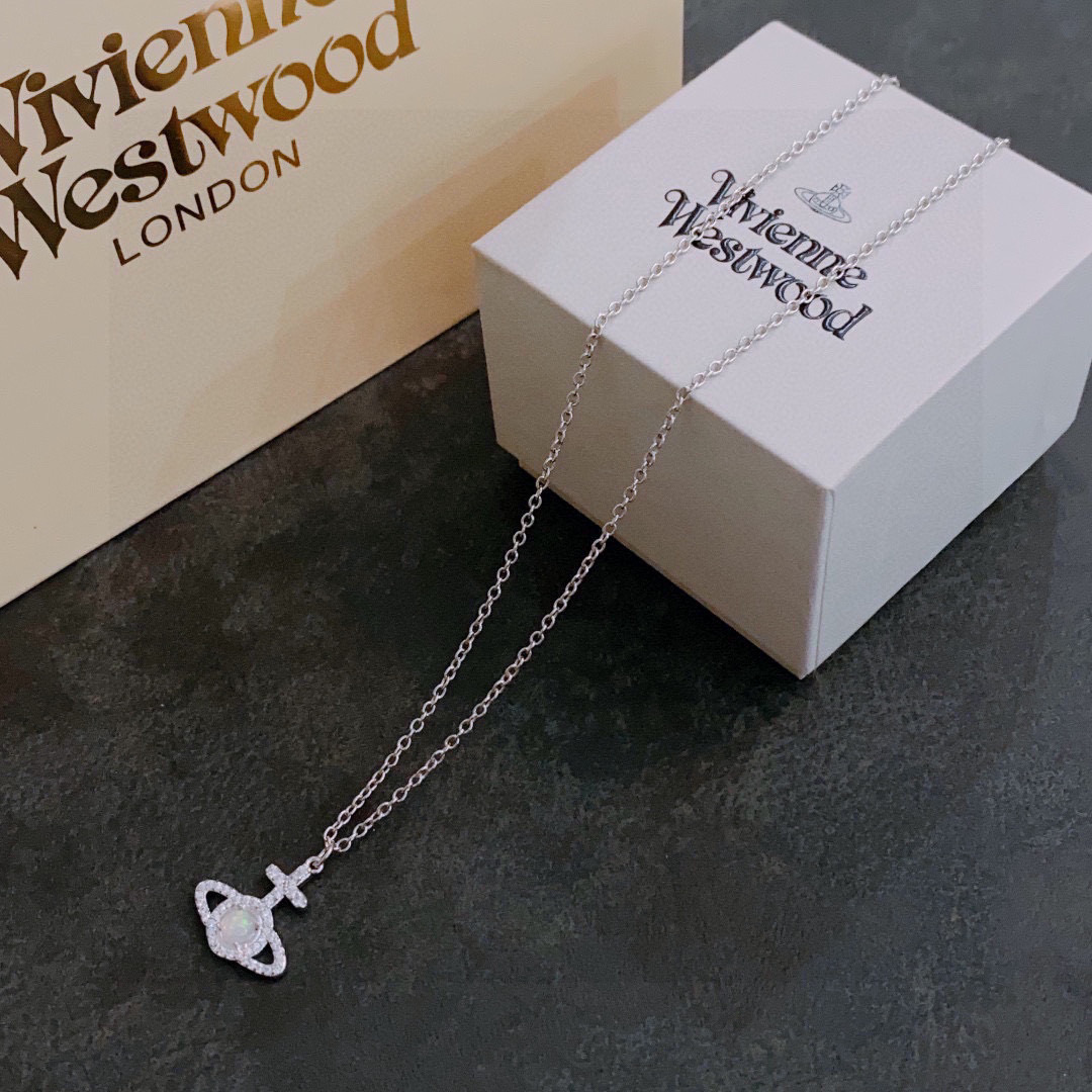 Vivienne Westwood Saturn Pendant Necklace