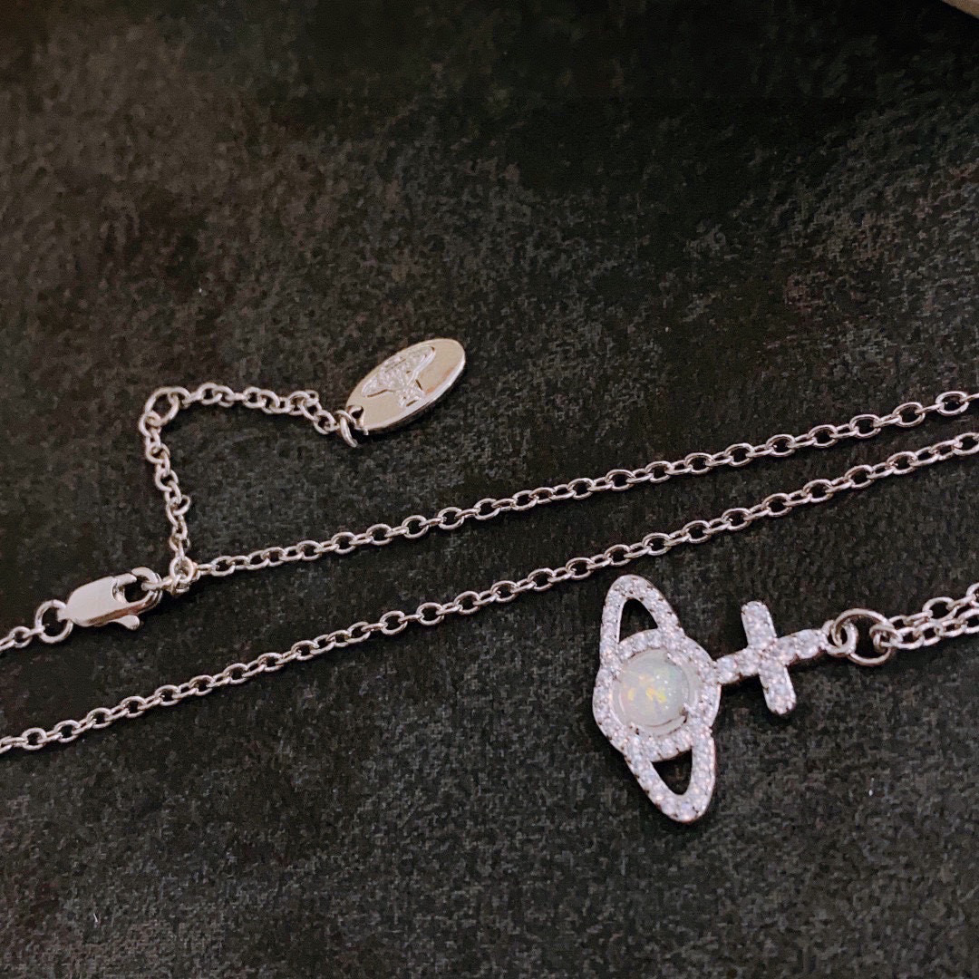 Vivienne Westwood Saturn Pendant Necklace view