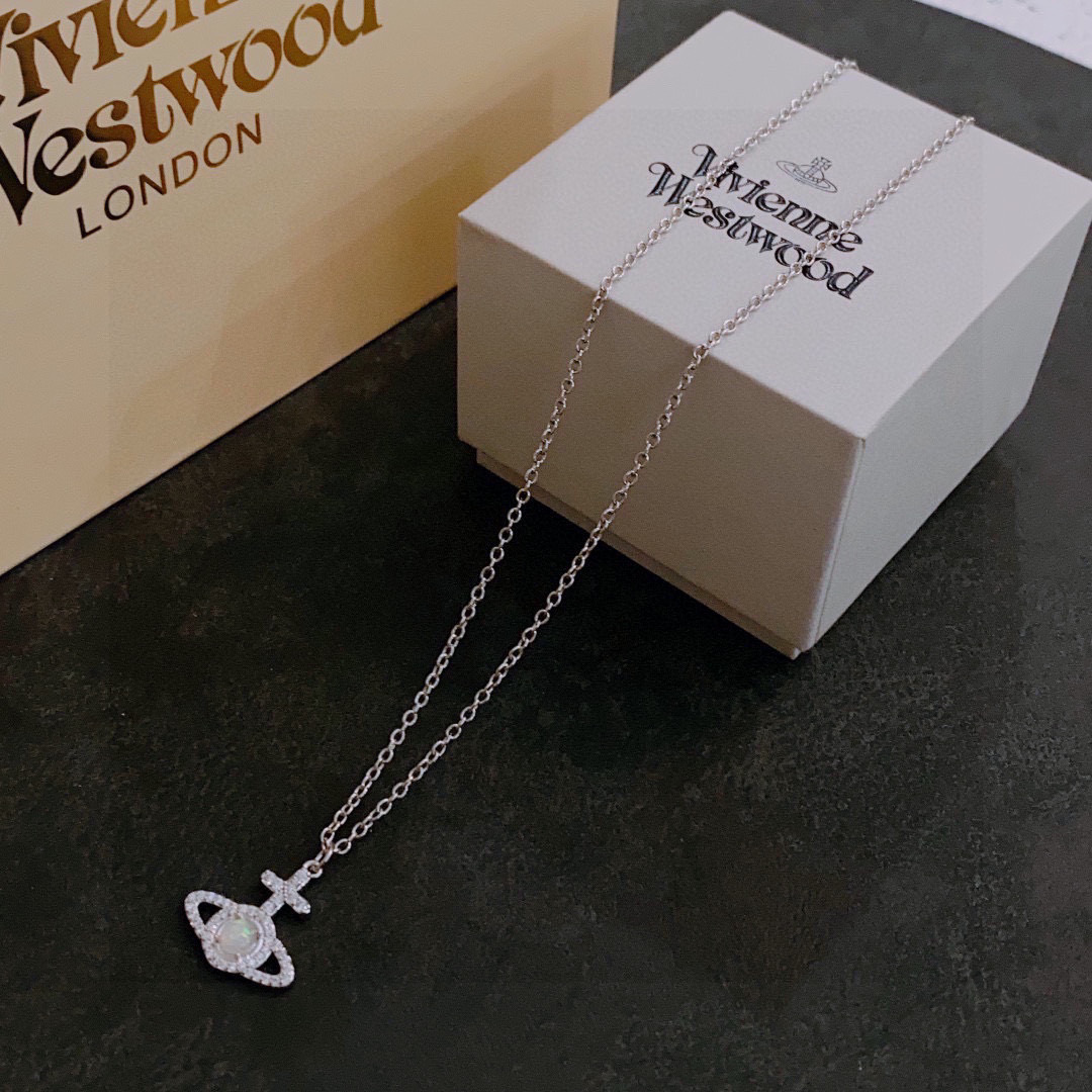 Vivienne Westwood Saturn Pendant Necklace view