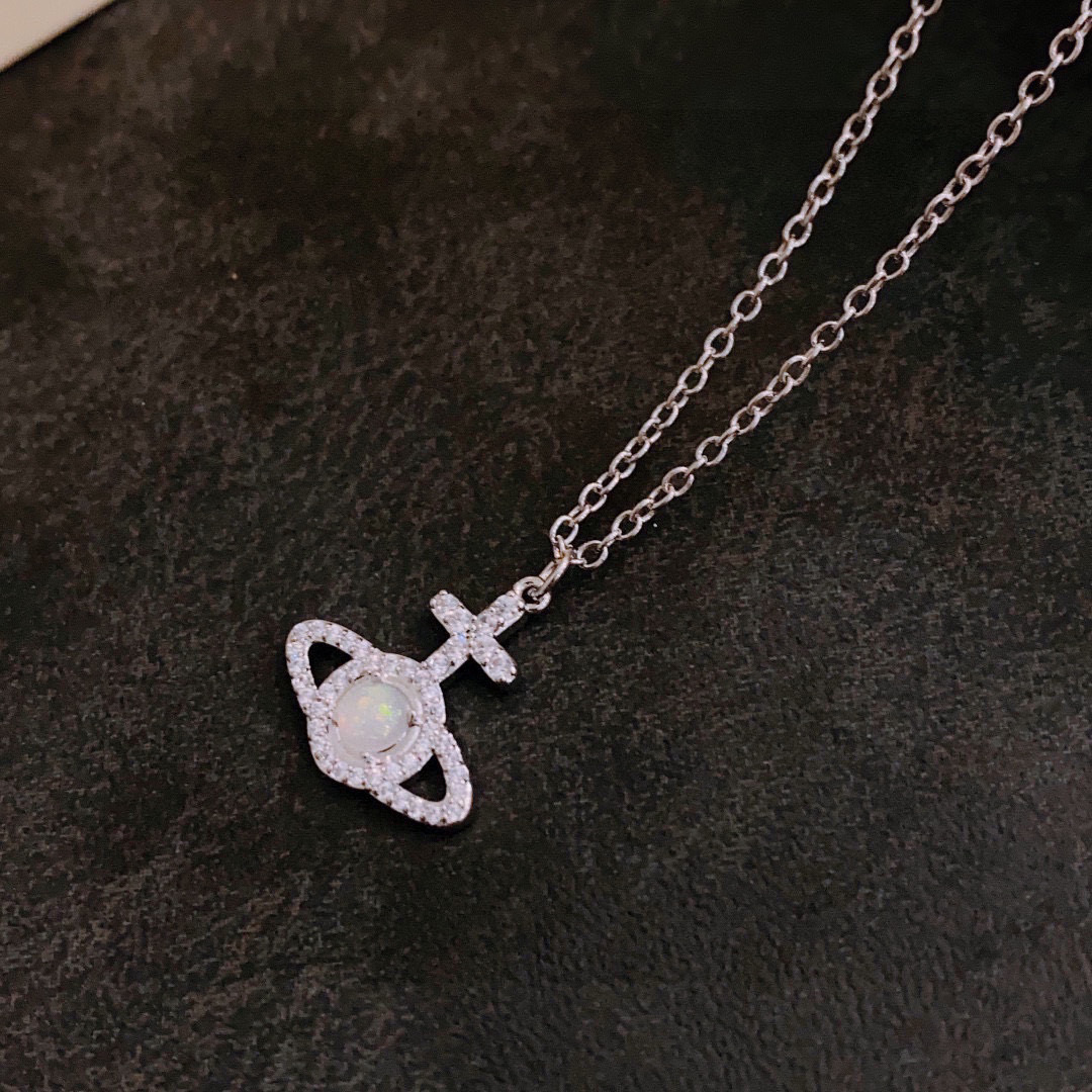 Vivienne Westwood Saturn Pendant Necklace view
