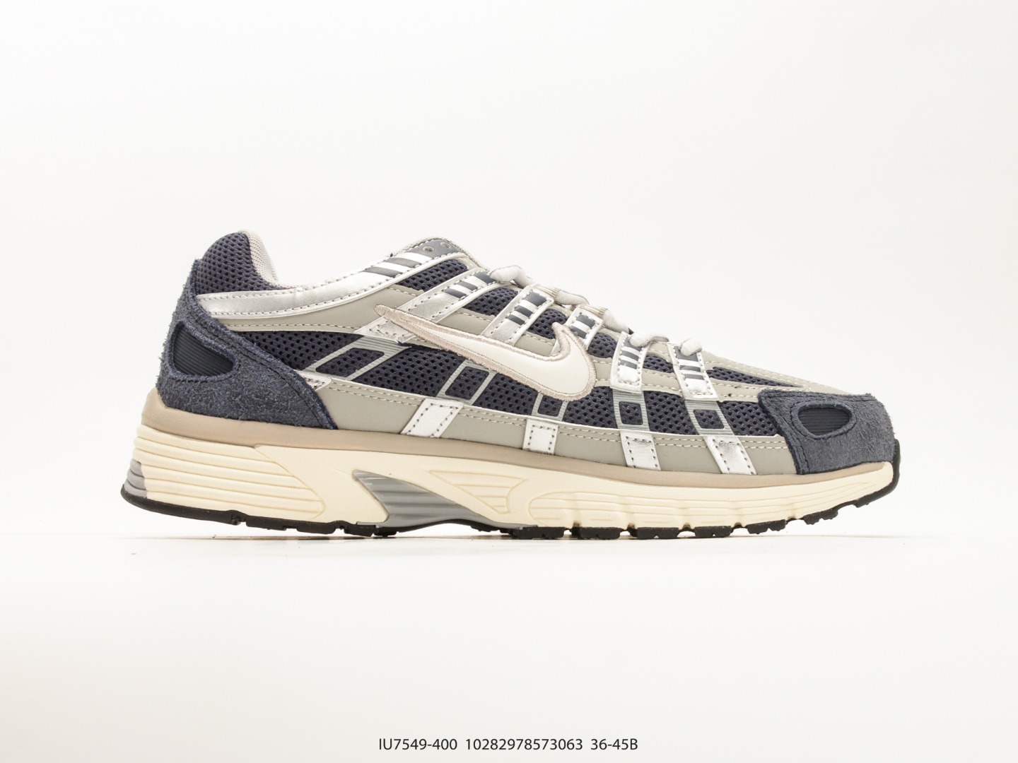 Nike P-6000 Retro City Runner Navy/Cream view