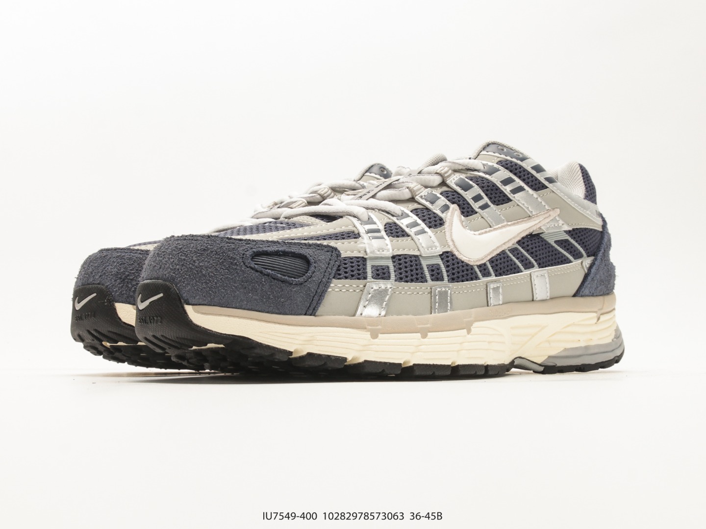 Nike P-6000 Retro City Runner Navy/Cream view