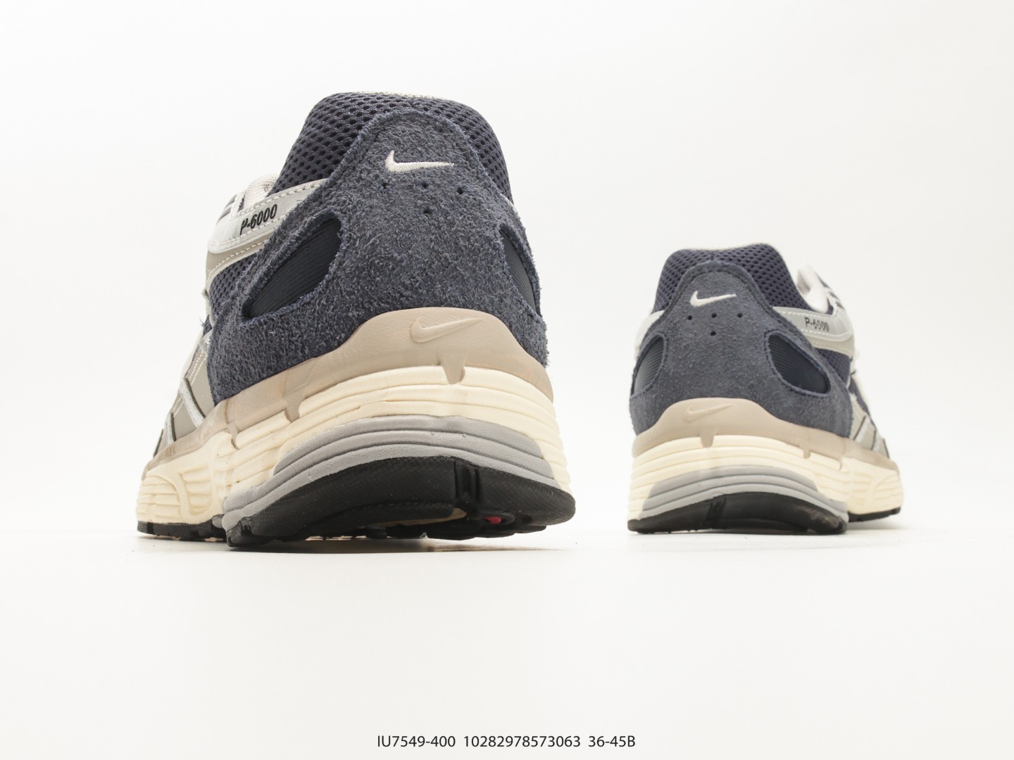 Nike P-6000 Retro City Runner Navy/Cream view