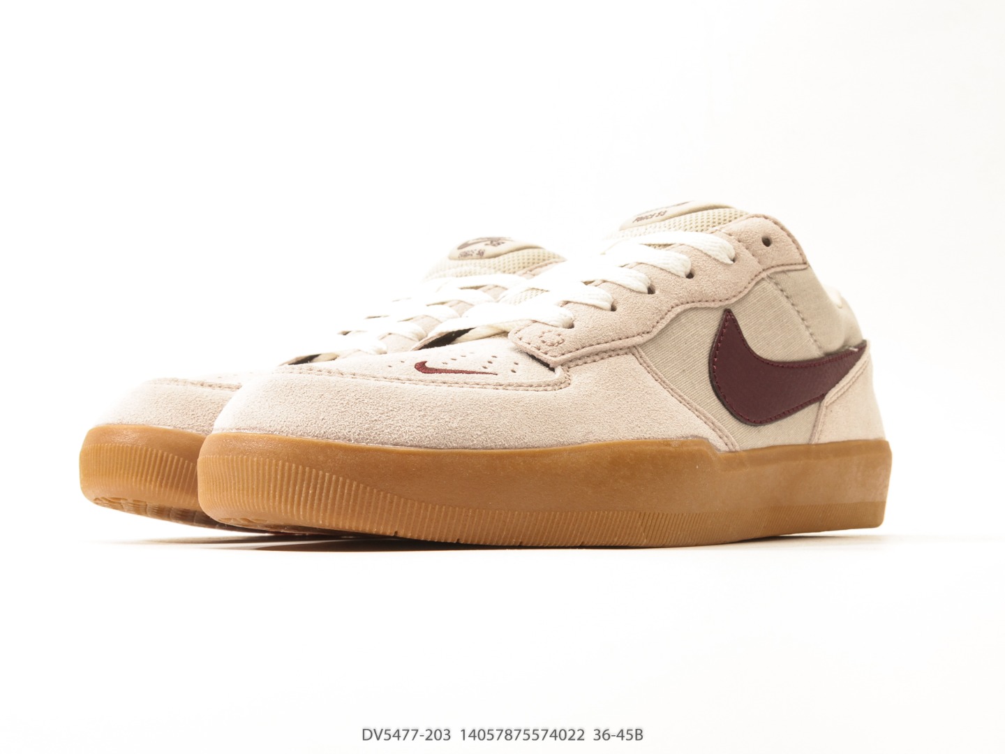 Nike SB Force 58 Premium Canvas Brown view