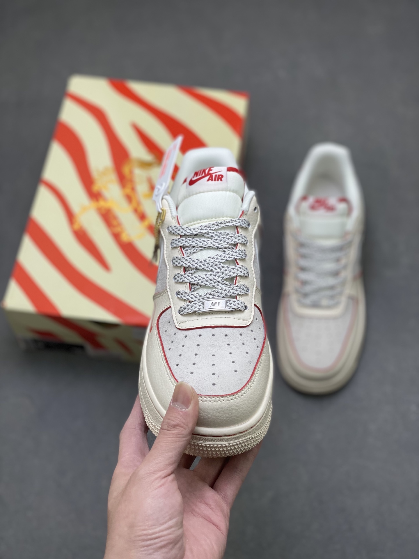 Nike Air Force 1 '07 Low Grey Fog White view
