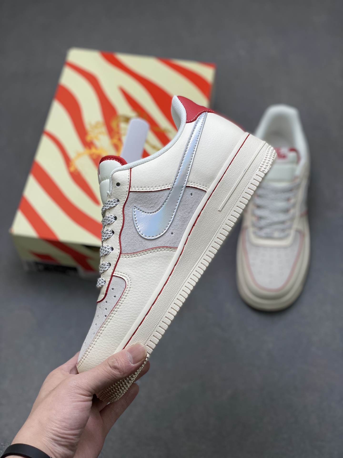 Nike Air Force 1 '07 Low Grey Fog White view