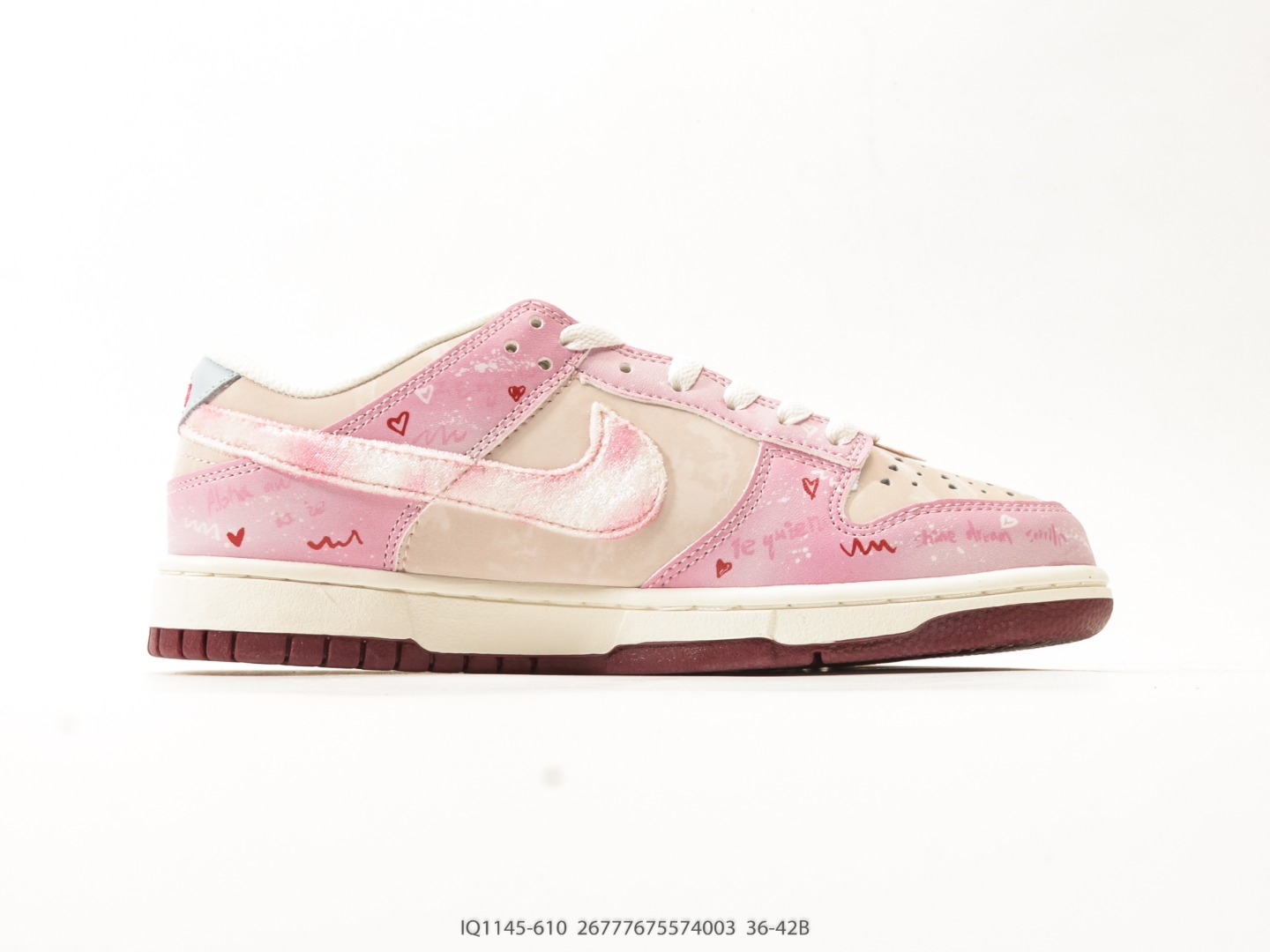 Nike Dunk Low Red Burgundy IQ1145-610 view