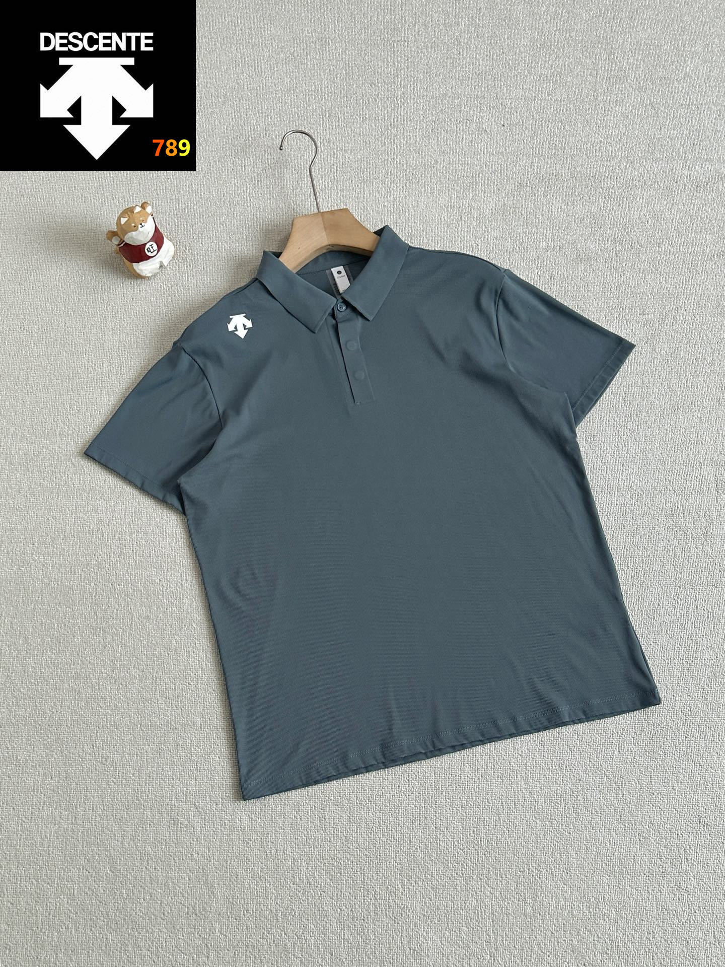Descente High-Stretch Quick-Dry Bonded Polo Shirt view