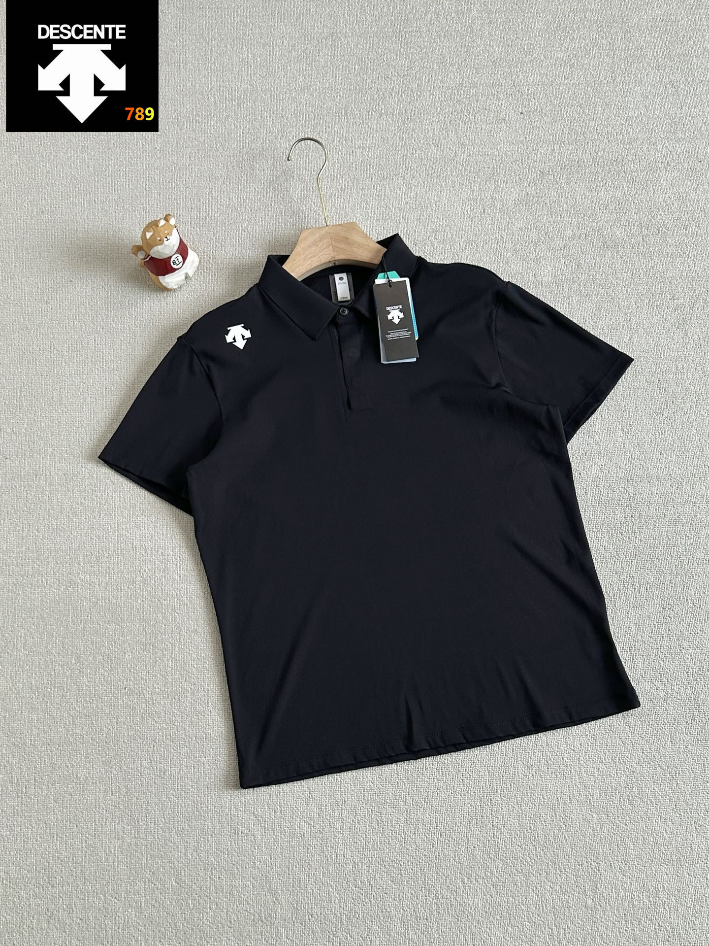 Descente High-Stretch Quick-Dry Bonded Polo Shirt view