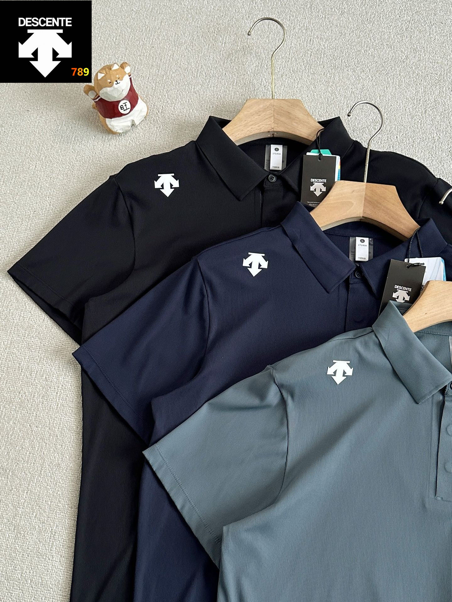 Descente High-Stretch Quick-Dry Bonded Polo Shirt view