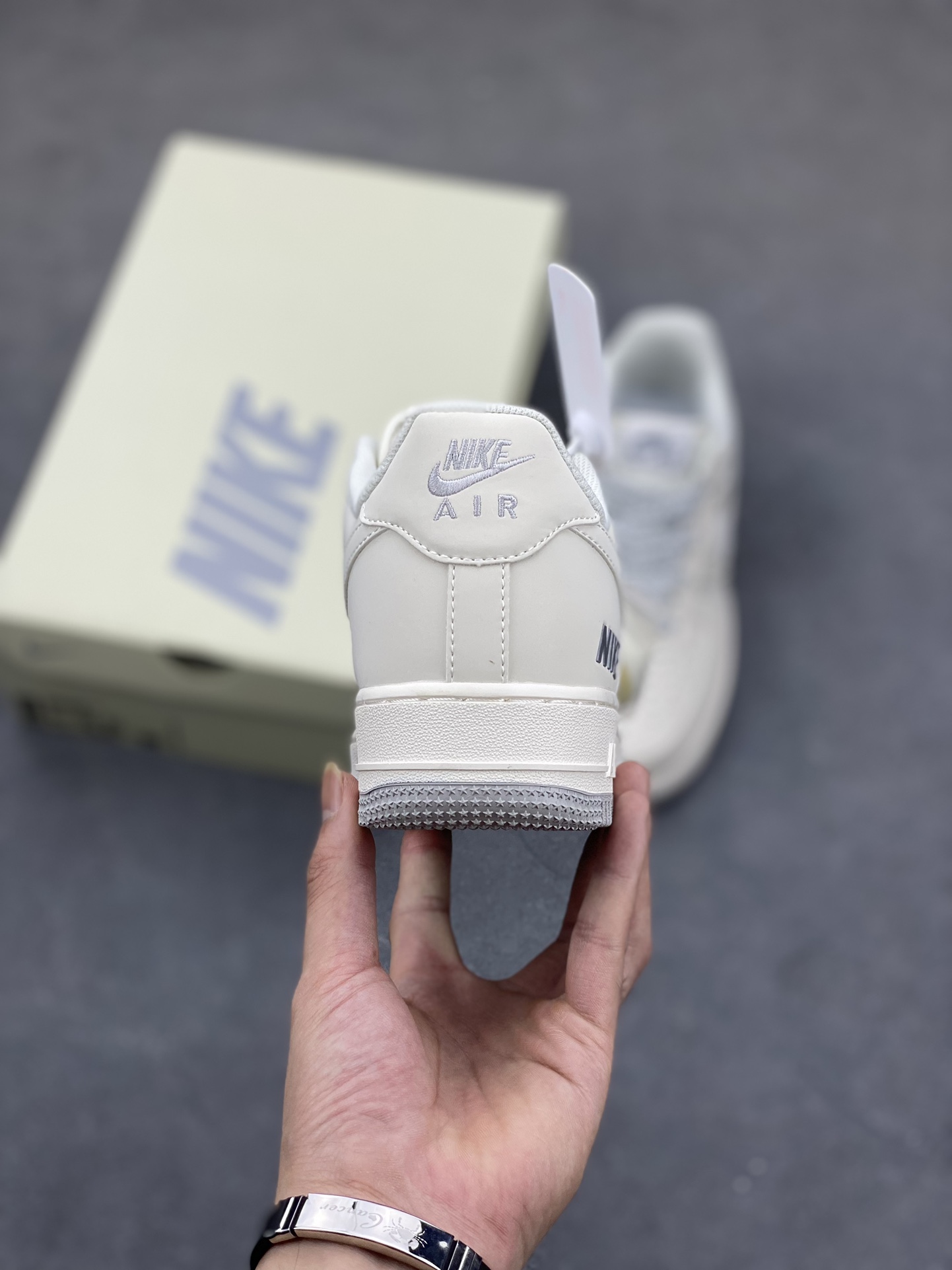 Nike Air Force 1 Low 07 Silver Grey 3M Reflective view