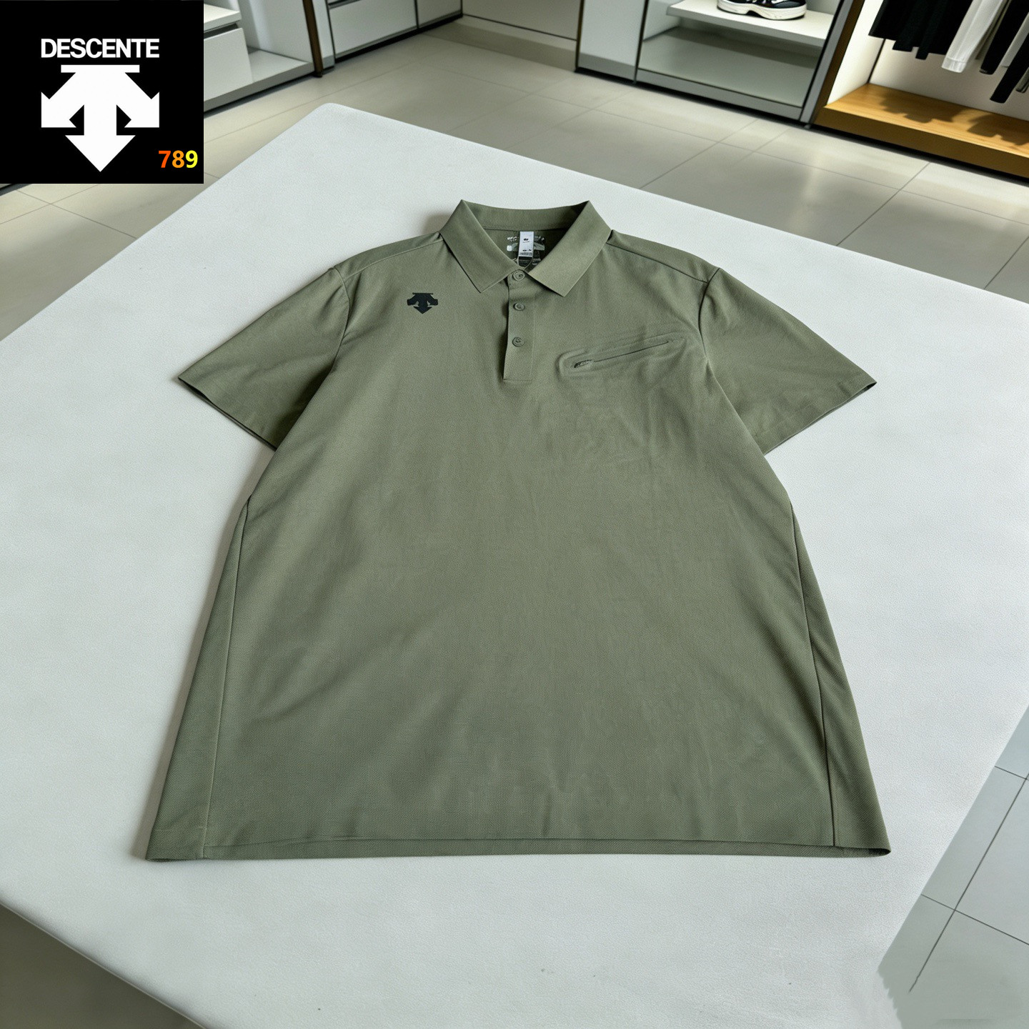 Descente Summer Bonded-Pocket Quick-Dry Tee view