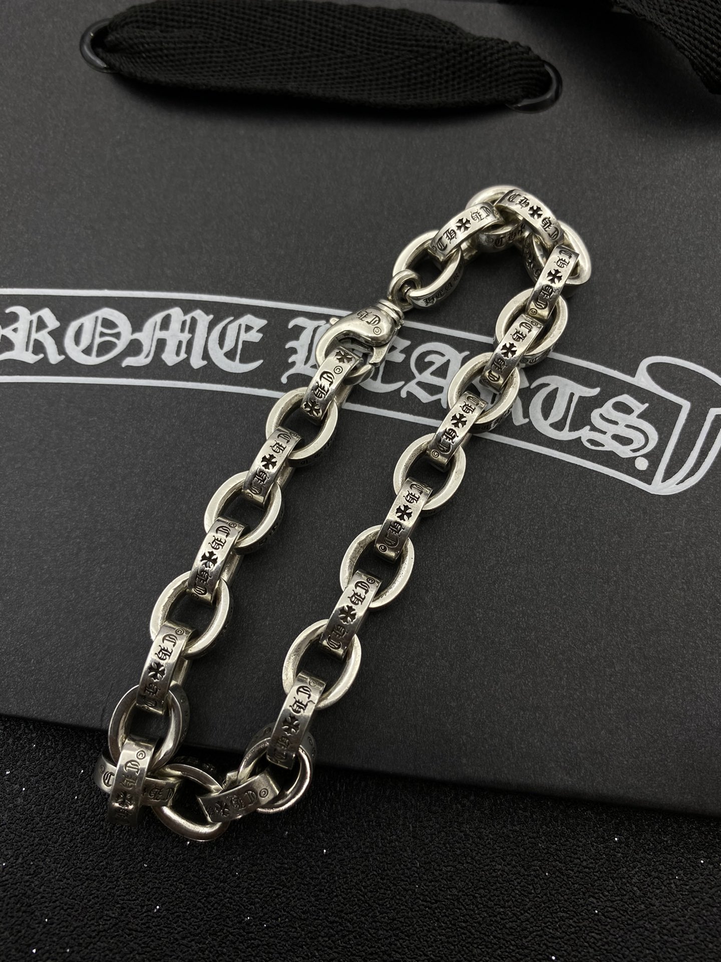 Chrome Hearts Classic Letter Chain Bracelet