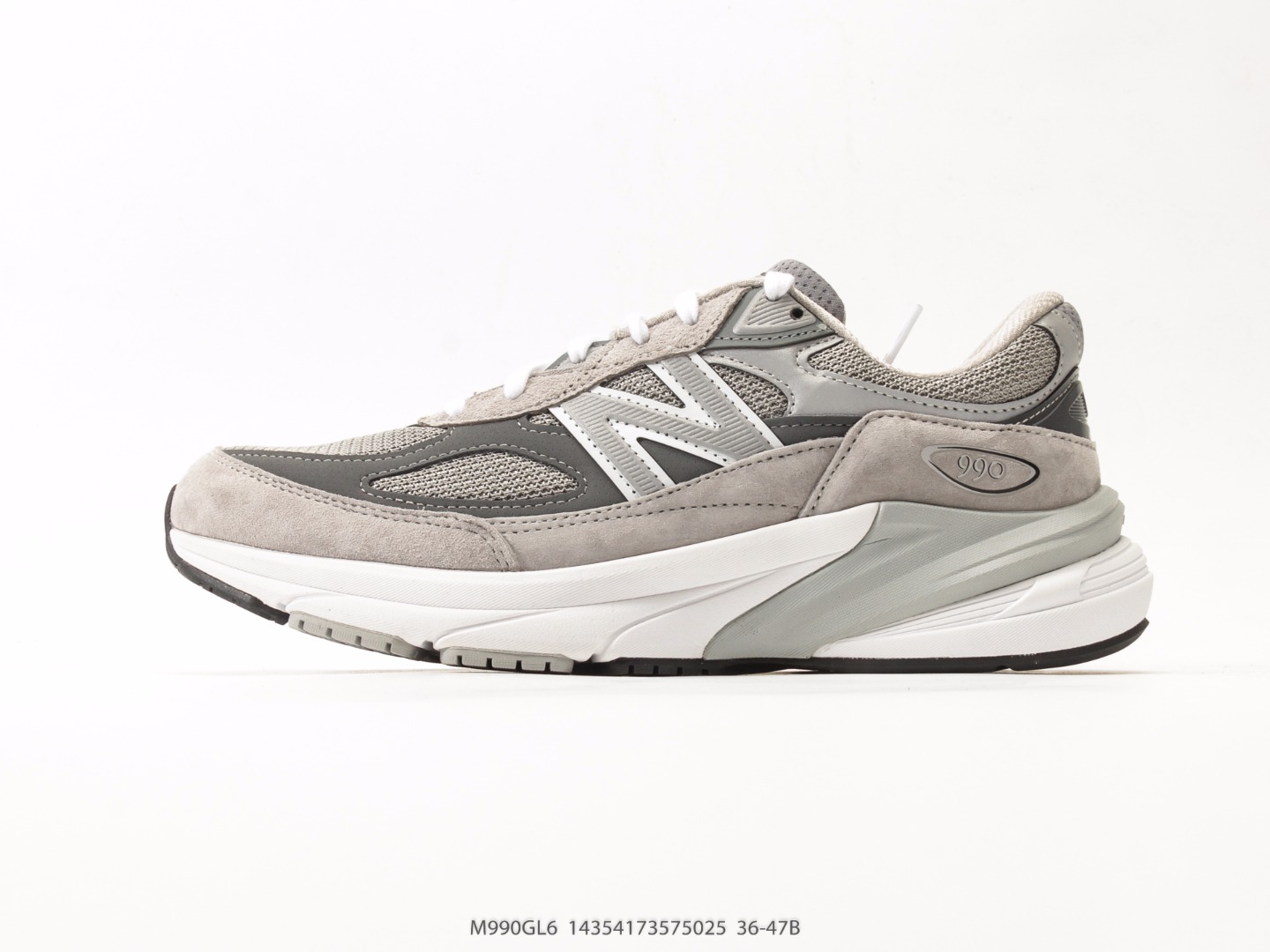 New Balance 990v6 Grey Low-Top Classic Runner