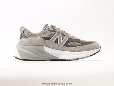 New Balance 990v6 Grey Low-Top Classic Runner view 2