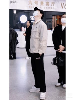 Balenciaga BLCG Cola Embroidered Wide-Leg Trousers view 4