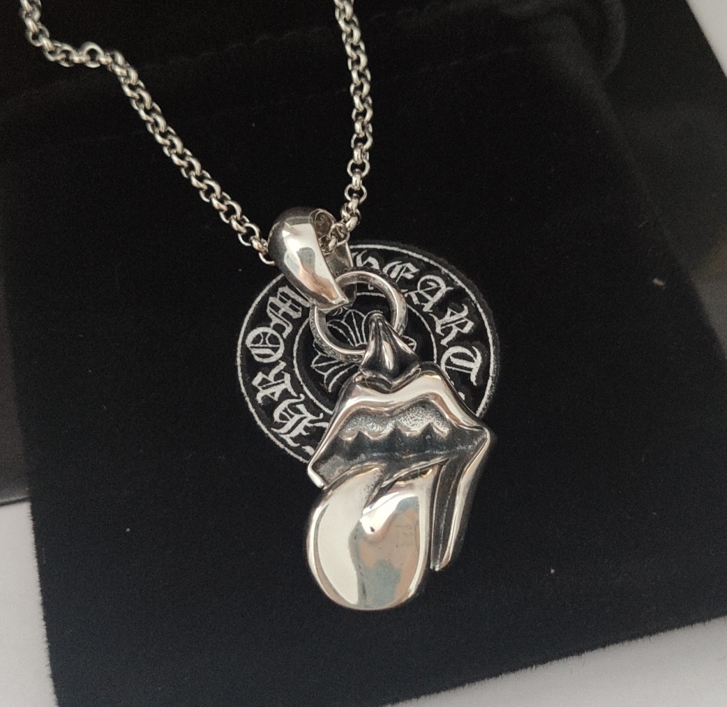 Chrome Hearts Tongue Pendant Necklace view