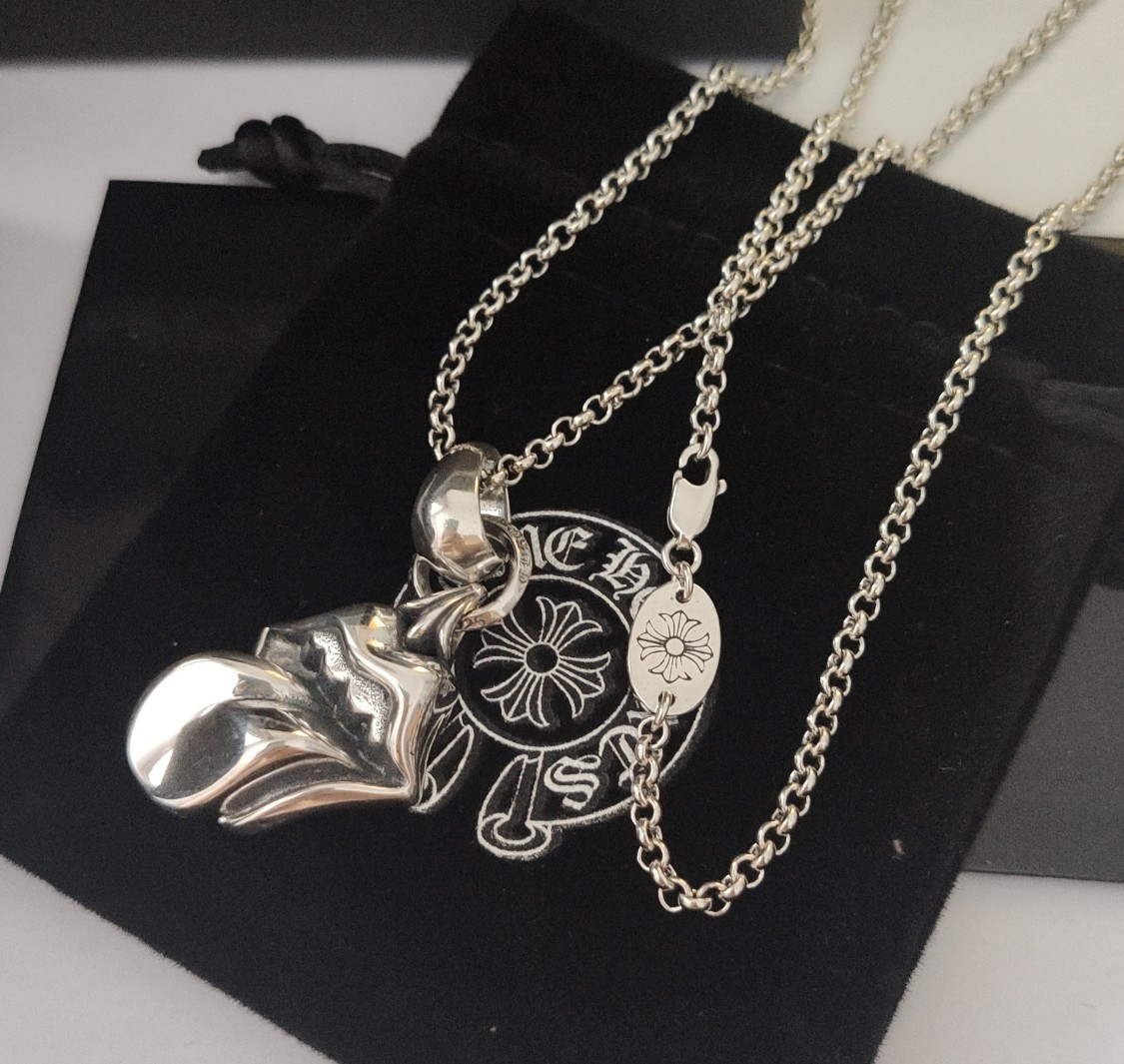 Chrome Hearts Tongue Pendant Necklace view