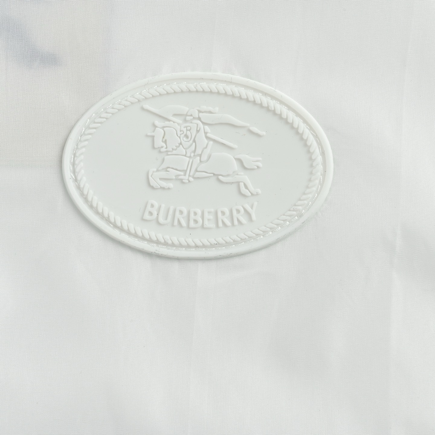 Burberry Check-Placket Silicone Badge Nylon Sun-Protection Jacket view