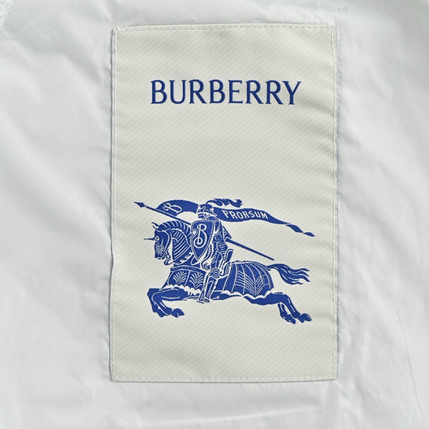 Burberry Check-Placket Silicone Badge Nylon Sun-Protection Jacket view