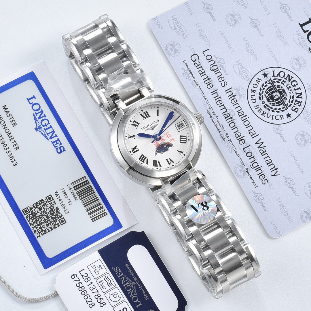 Longines La Grande Classique Heart Moon Quartz Watch view