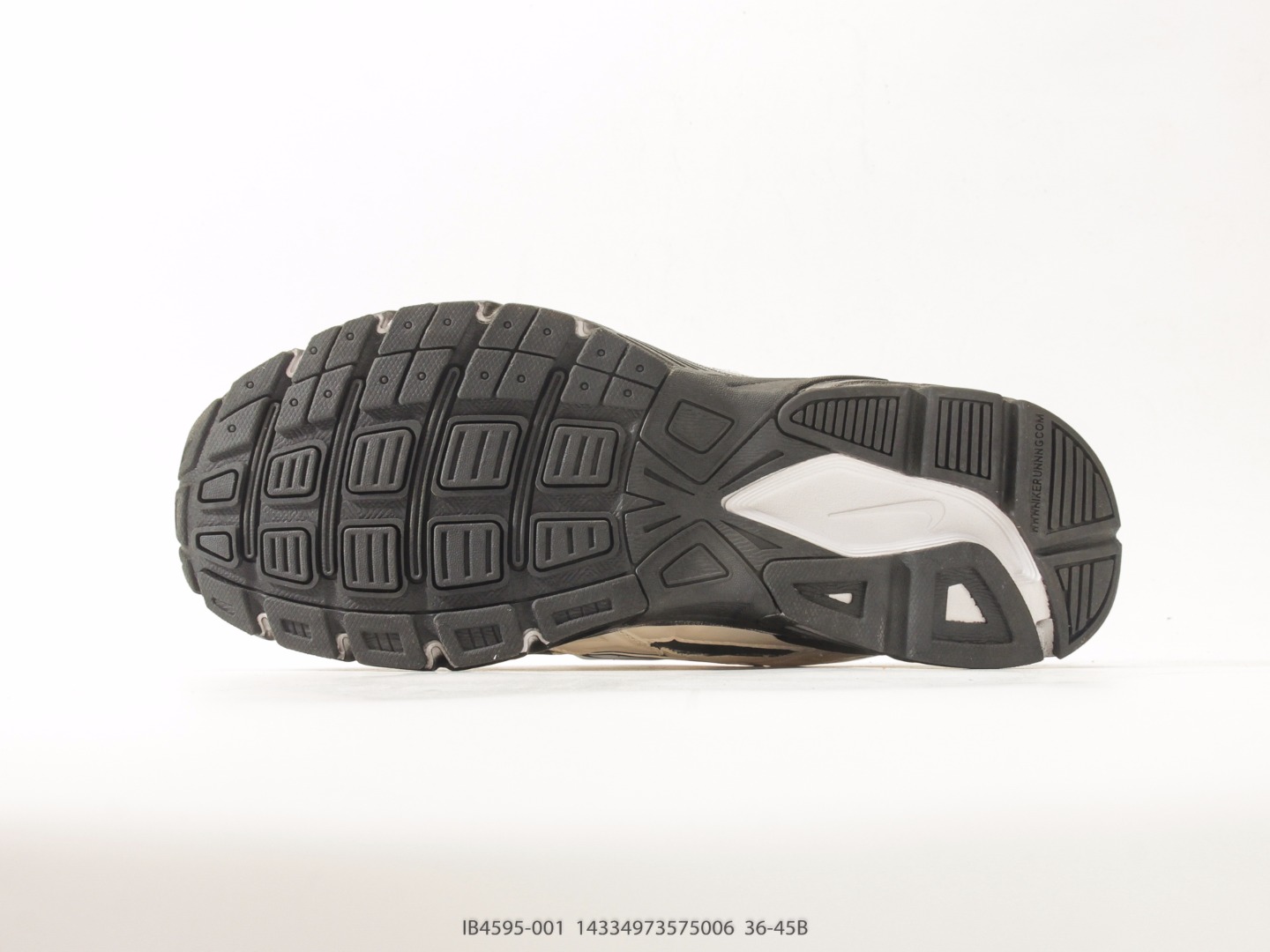Nike Initiator Retro Casual Running Shoe Cream Black IB4595-001 view