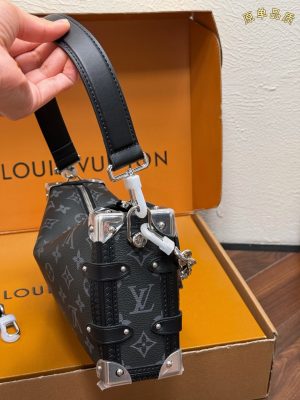 Louis Vuitton Side Trunk East West Silver Hardware view 6