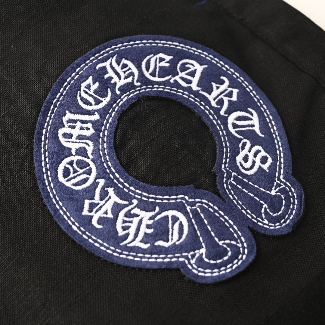 Chrome Hearts CH Cross Patch Embroidered Shorts view
