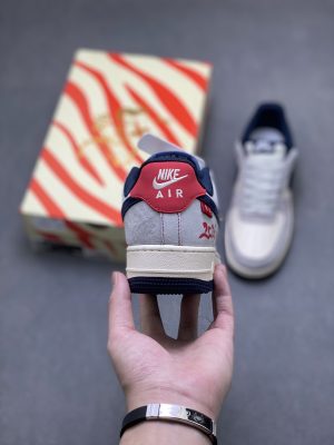 Nike Air Force 1 '07 Low Purple White view 4