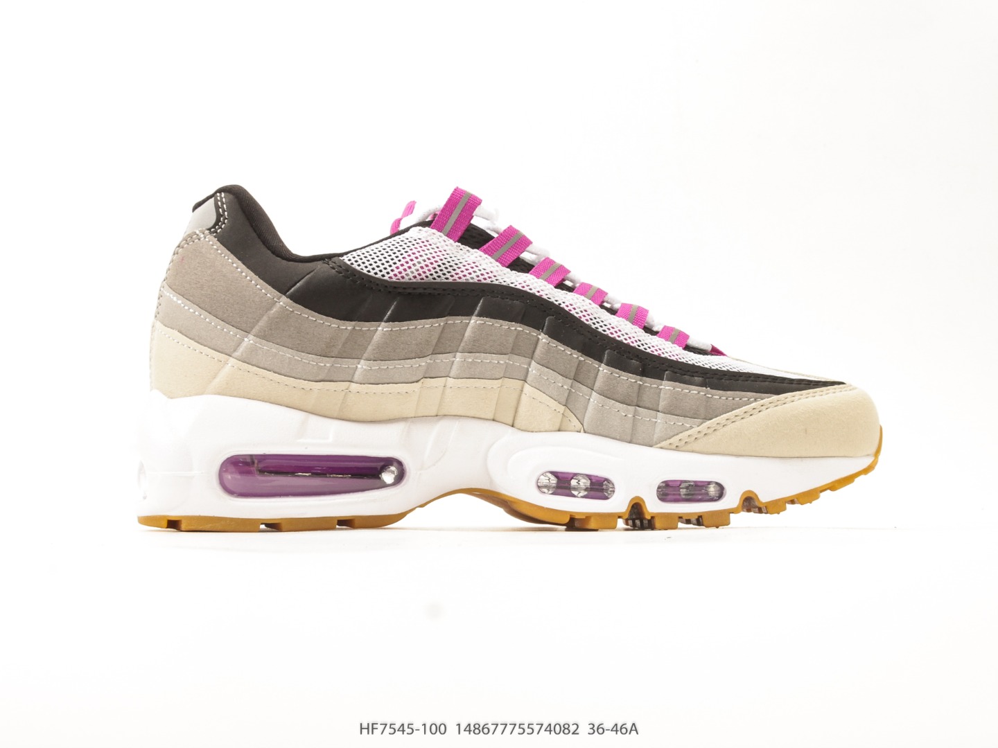 Nike Air Max 95 Beige Pink Purple view