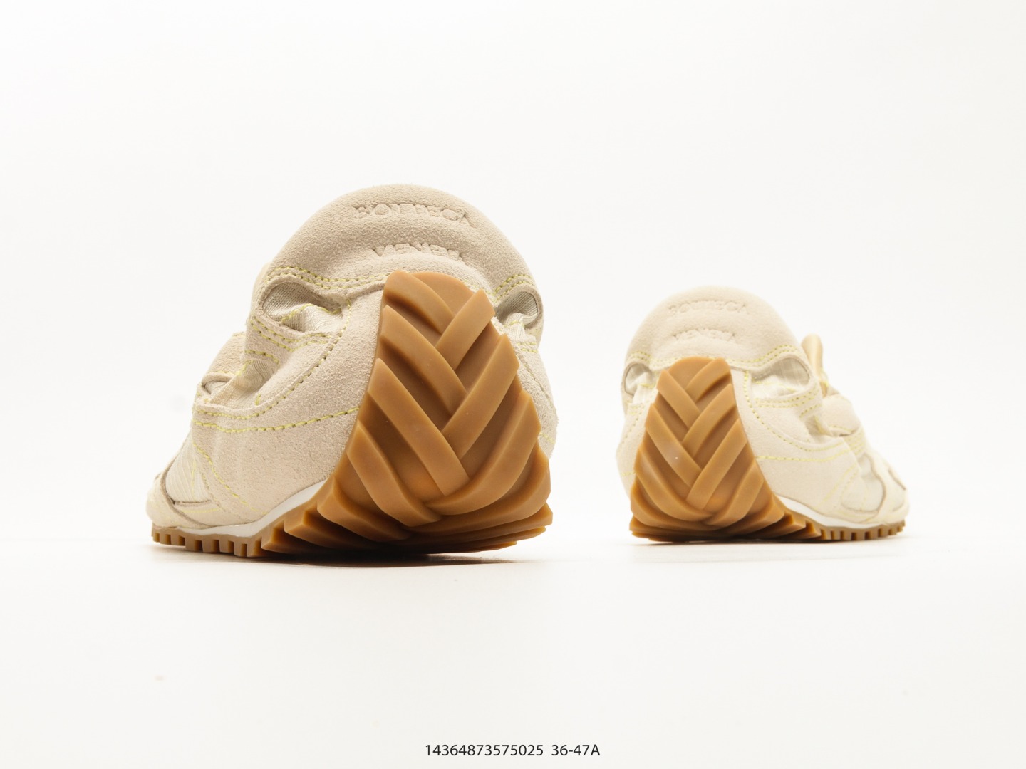 Bottega Veneta Orbit Flash Suede Low-Top Sneaker view