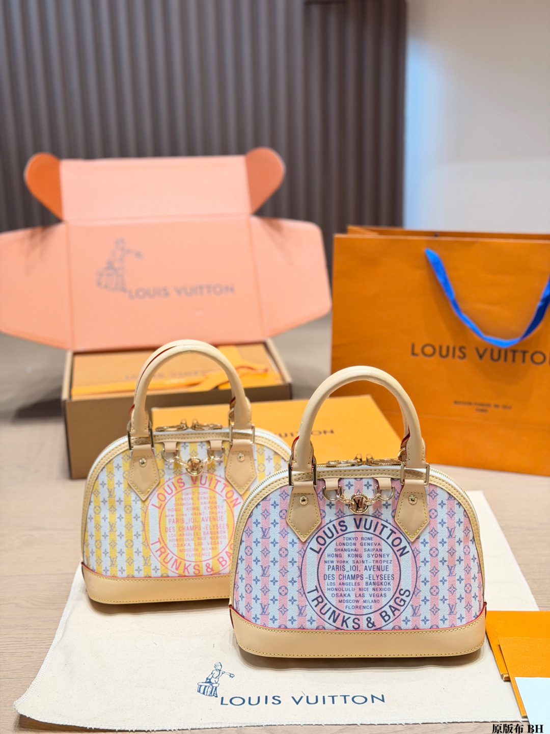 Louis Vuitton Alma Trunk Nano Shell Bag Monogram