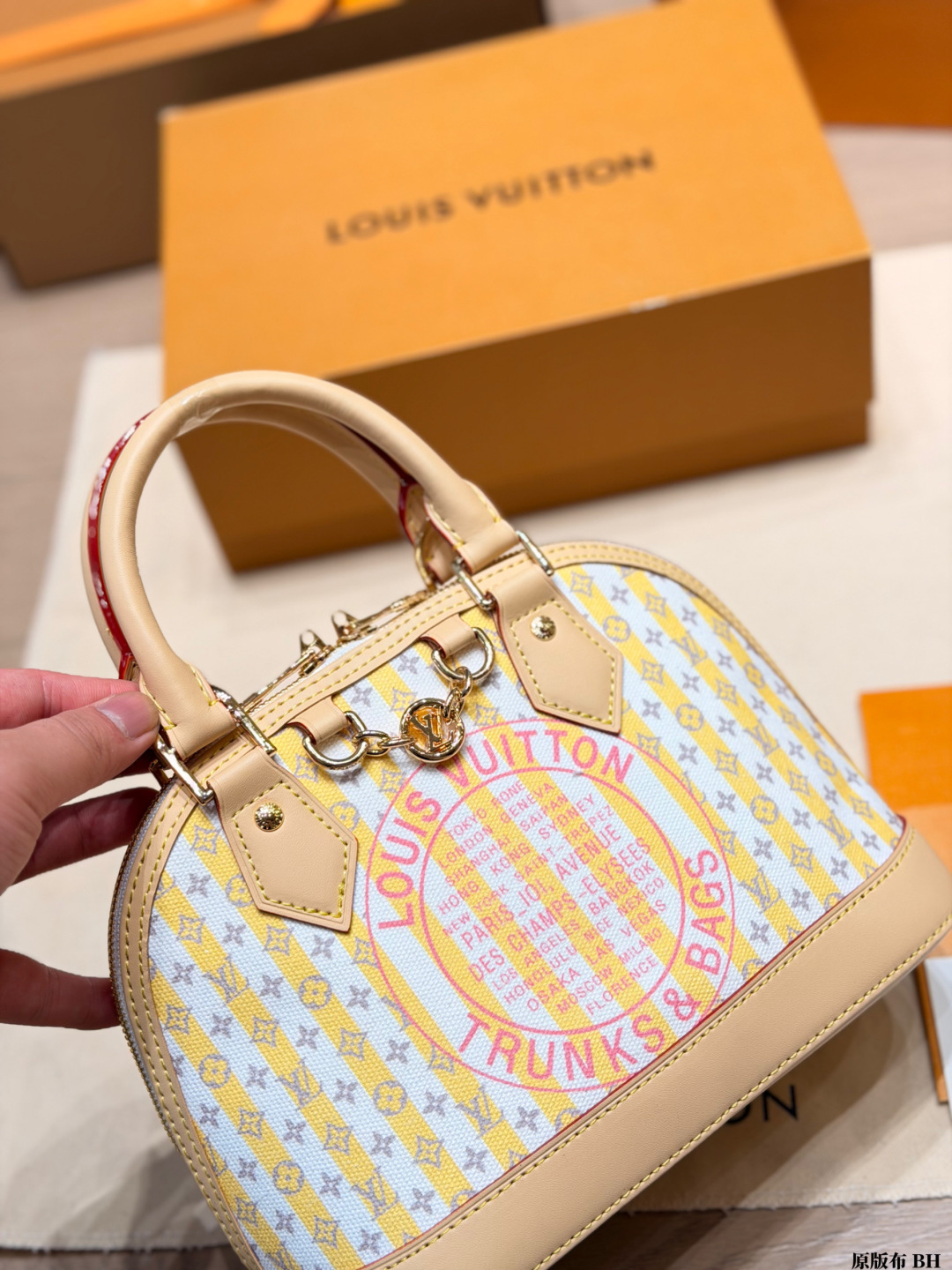 Louis Vuitton Alma Trunk Nano Shell Bag Monogram view