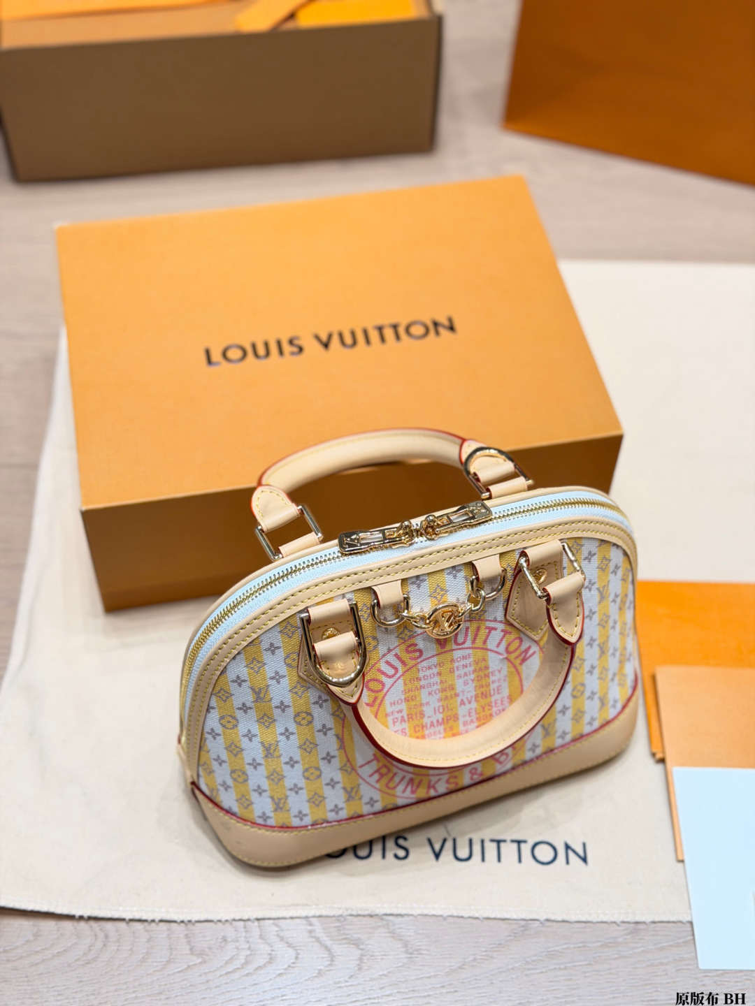 Louis Vuitton Alma Trunk Nano Shell Bag Monogram view