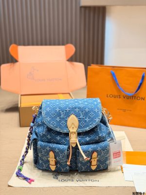 Louis Vuitton Monogram Denim Washed Backpack