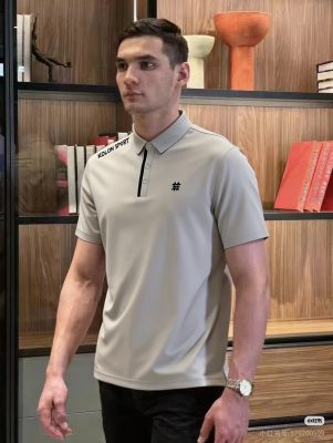 Kolon Sport Silicone Logo Sport Polo Shirt view 4