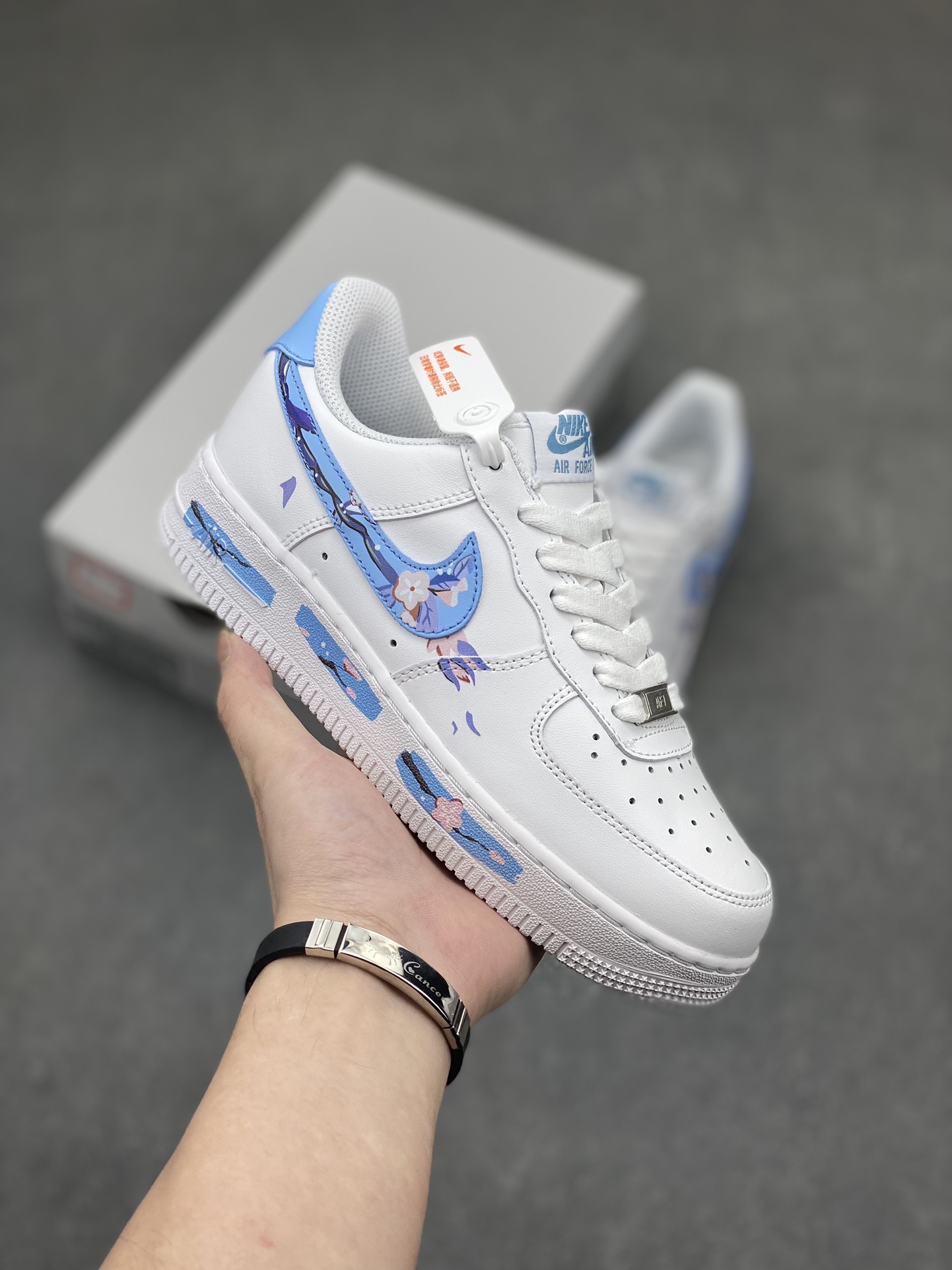 Nike Air Force 1 Low Cherry Blossom White Blue